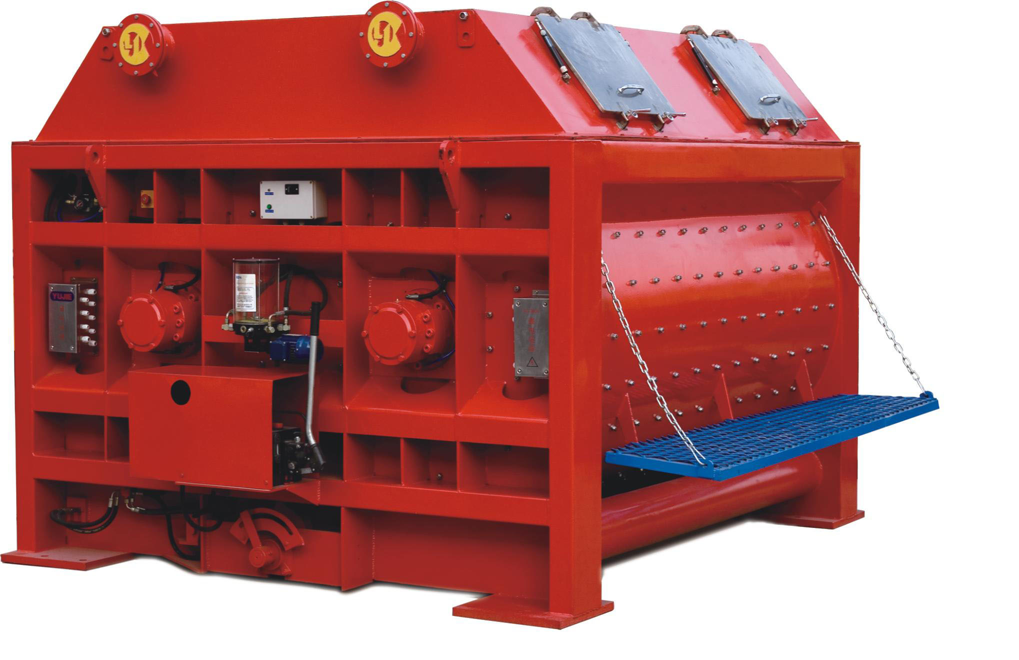 Twin shaft concrete mixer JS series